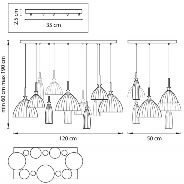Подвесная люстра Lightstar Agola 810223
