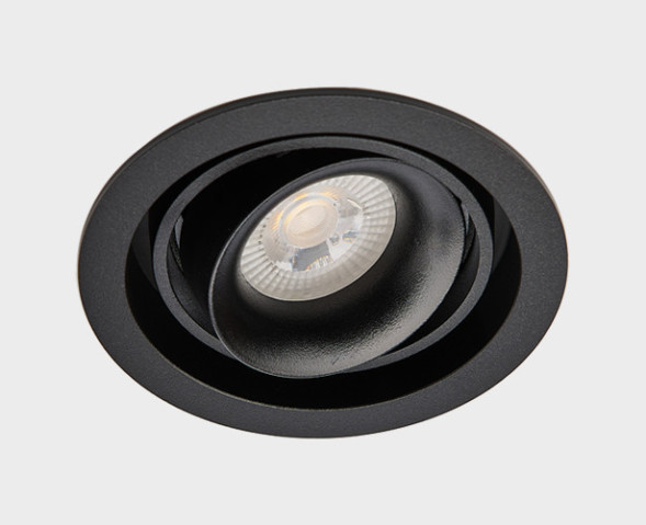Точечный встраиваемый светильник ITALLINE DE DE-313 black