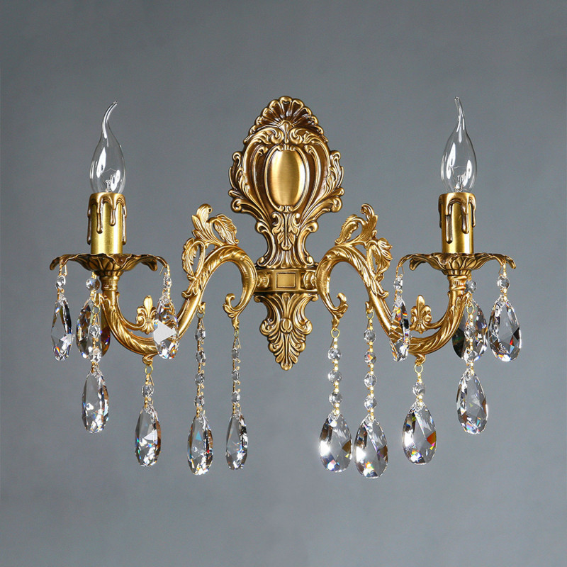 Бра AMBIENTE by BRIZZI GRANADA 2118/2 AB Tear drop