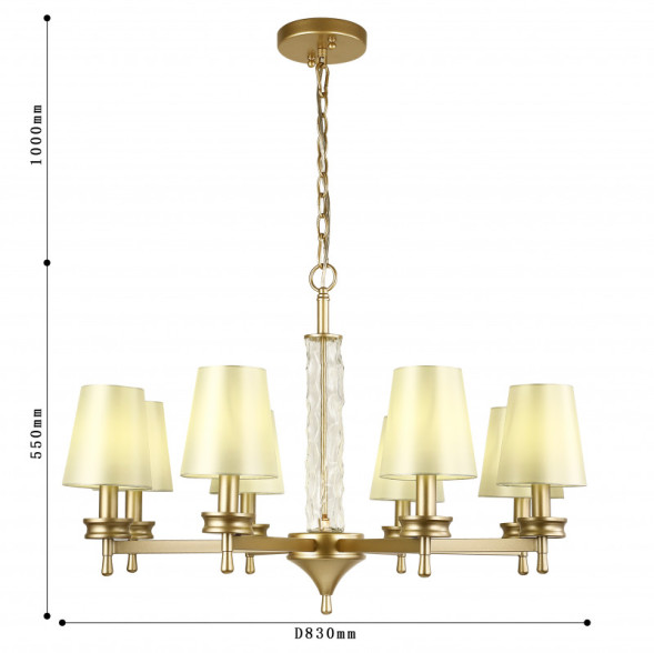 Подвесная люстра F-Promo Hefestos 2945-8P