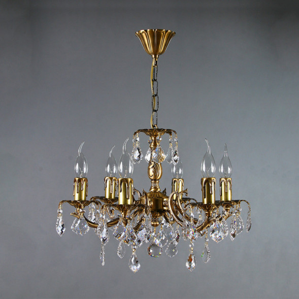 Подвесная люстра AMBIENTE by BRIZZI Benisa 2226/6 AB New Leaf