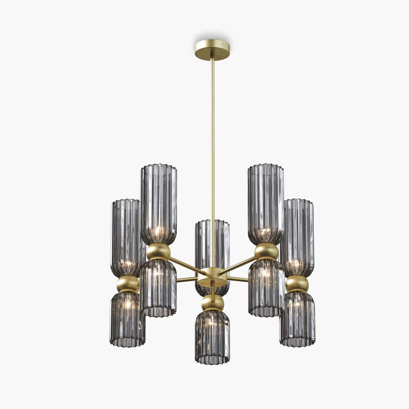 Люстра на штанге Maytoni ANTIC MOD302PL-10GR