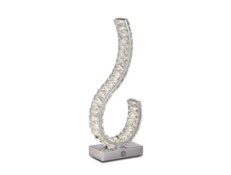 Настольная лампа Newport 8240 CRYSTAL 8240/T chrome