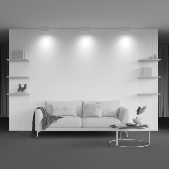 Накладной точечный светильник Maytoni Technical ATOM C017CL-02W