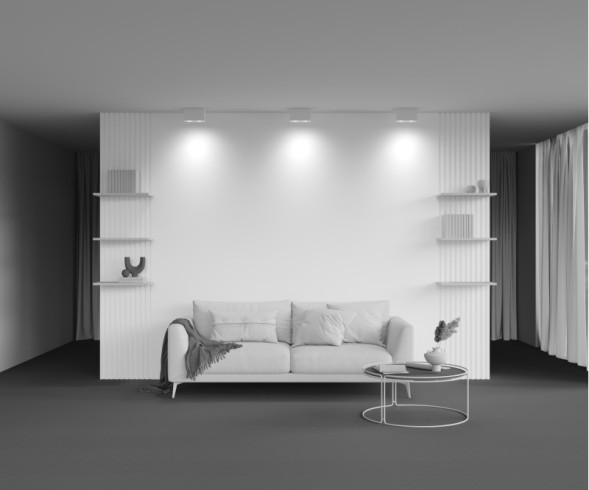 Накладной точечный светильник Maytoni Technical ATOM C017CL-02W