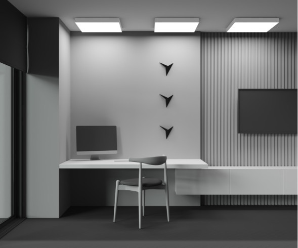 Потолочный светильник Maytoni Technical Zon C032CL-90W3K-SQ-W