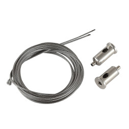 Подвесной комплект для трековых светильников ST-Luce Track magnet SUPER5 черный круглый накладной/подвесной ST070.009.00