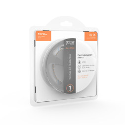 Лента Gauss Basic LED 2835/120 BT064 48W 12V 624lm белый (теплый) IP20