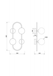 Бра Freya Inversion FR5233WL-02BS