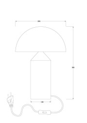 Настольная лампа Freya ELEON FR5218TL-01BS