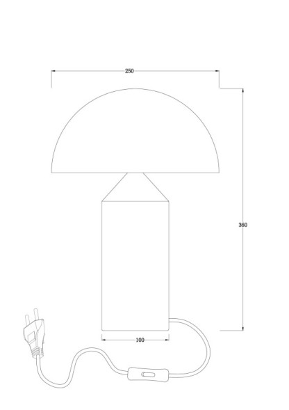 Настольная лампа Freya ELEON FR5218TL-01BS