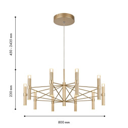 Подвесная люстра 4759-10P Favourite Blick