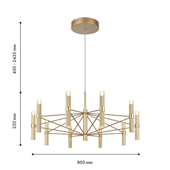 Подвесная люстра 4759-10P Favourite Blick