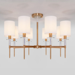 Люстра на штанге Eurosvet Brielle 60132/8 латунь