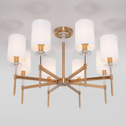 Люстра на штанге Eurosvet Brielle 60132/8 латунь