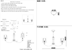 Люстра на штанге Crystal Lux Camila CAMILA SP8 GOLD