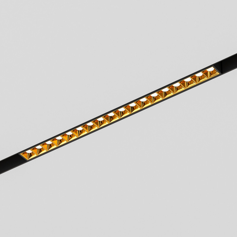 Магнитный трековый светильник Elektrostandard 18W 4000K Artas (чёрный/золото) 85104/01