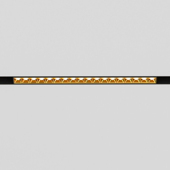 Магнитный трековый светильник Elektrostandard 18W 4000K Artas (чёрный/золото) 85104/01