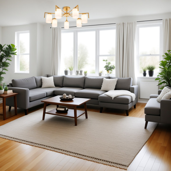 Люстра на штанге Escada STYLE 1142/7P Gold