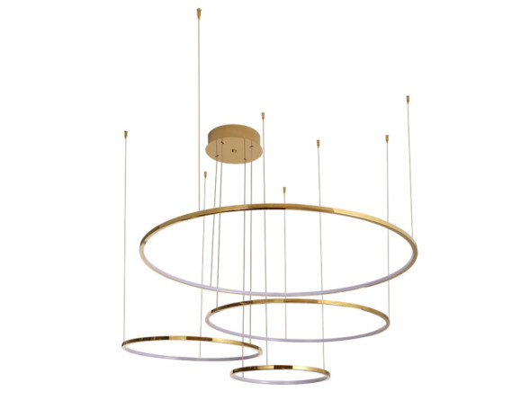 Каскадная люстра Newport 15104/S champagne gold Loren