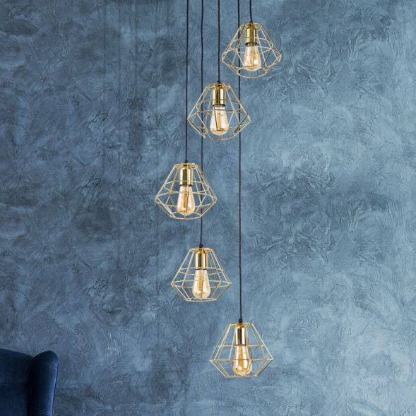 Подвесной светильник TK Lighting Diamond Gold 2576 Diamond Gold