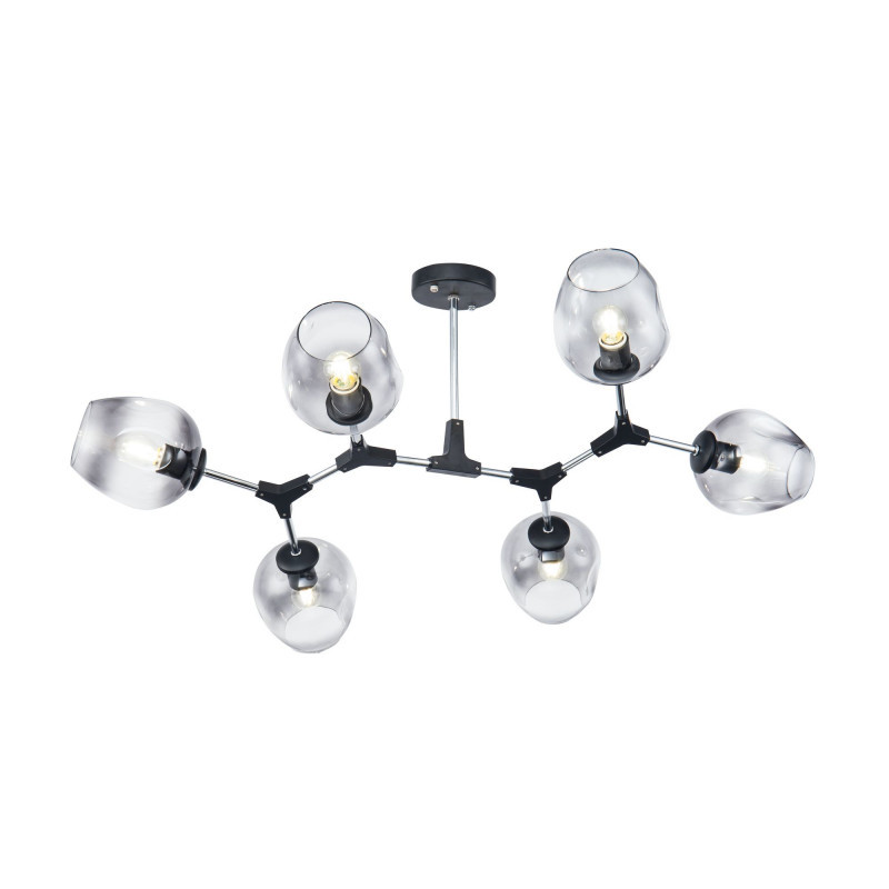 Люстра на штанге Freya DESI FR5006CL-06B