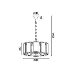 Подвесная люстра Vele Luce SORRENTO VL3004P05