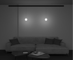 Магнитный трековый светильник Maytoni Technical luna TR039-4-5WTW-DD-B