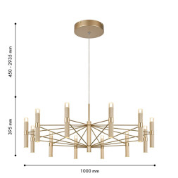 Подвесная люстра 4759-12P Favourite Blick