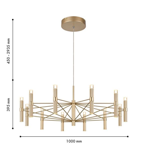 Подвесная люстра 4759-12P Favourite Blick