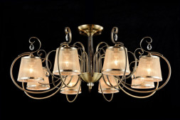 Люстра на штанге Freya Simone FR2020-CL-08-BZ