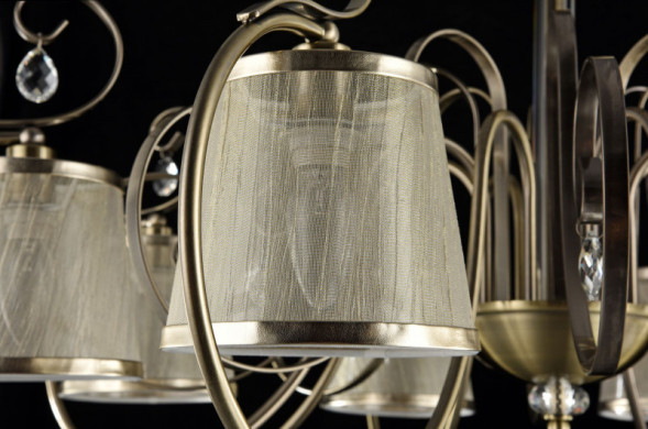 Люстра на штанге Freya Simone FR2020-CL-08-BZ