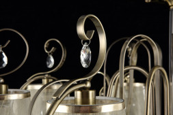 Люстра на штанге Freya Simone FR2020-CL-08-BZ