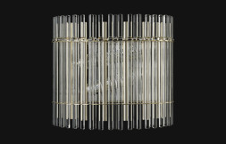 Бра Crystal Lux Aurelio AURELIO AP2 GOLD+CHROME/TRANSPARENT