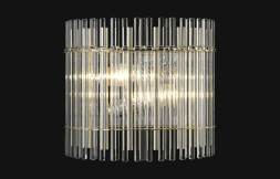Бра Crystal Lux Aurelio AURELIO AP2 GOLD+CHROME/TRANSPARENT