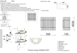 Бра Crystal Lux Aurelio AURELIO AP2 GOLD+CHROME/TRANSPARENT