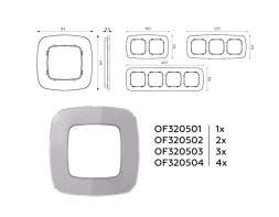 Рамка Ambrella Volt OF320501 OMEGA Radian