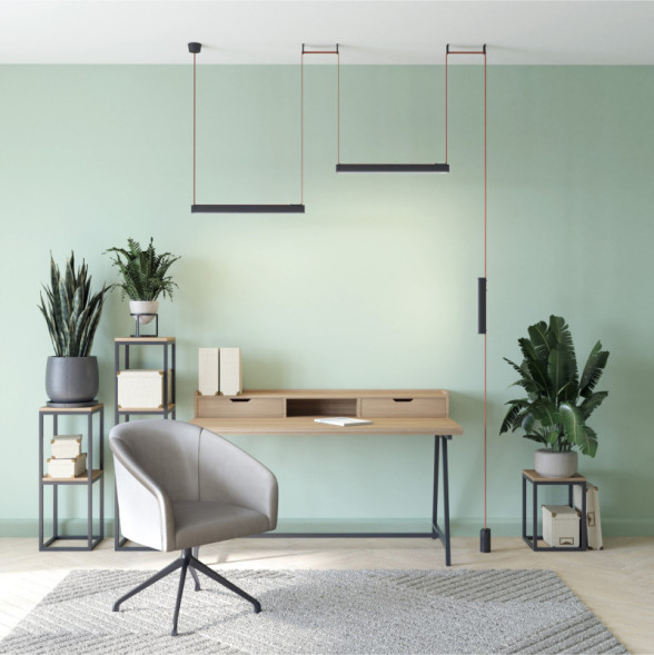 Светодиодный трековый светильник Denkirs BELTY LINEAR DK5577-BK