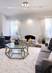 Люстра на штанге Eurosvet WAVE 90032/6 хром 54W