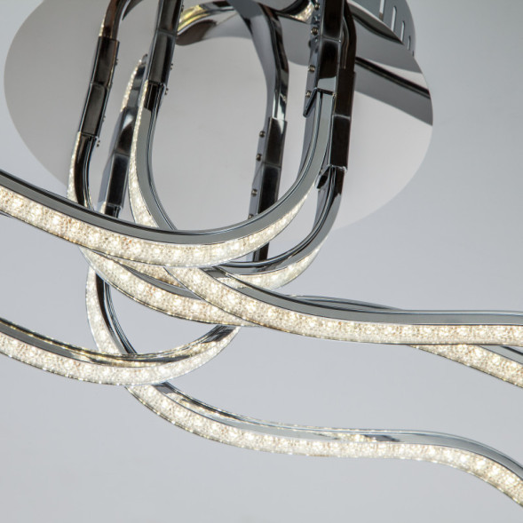 Люстра на штанге Eurosvet WAVE 90032/6 хром 54W