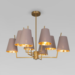 Люстра на штанге Eurosvet 60173/8 латунь Topanga
