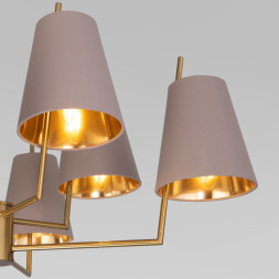 Люстра на штанге Eurosvet 60173/8 латунь Topanga