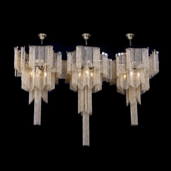 Каскадная люстра LOFT IT Stream 10208/1400R Gold