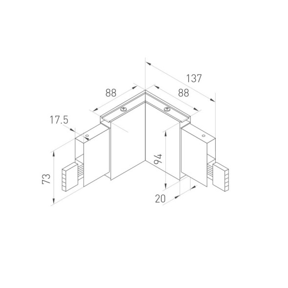 Линейный светильник Arlight LINEAIR FLAT 031531