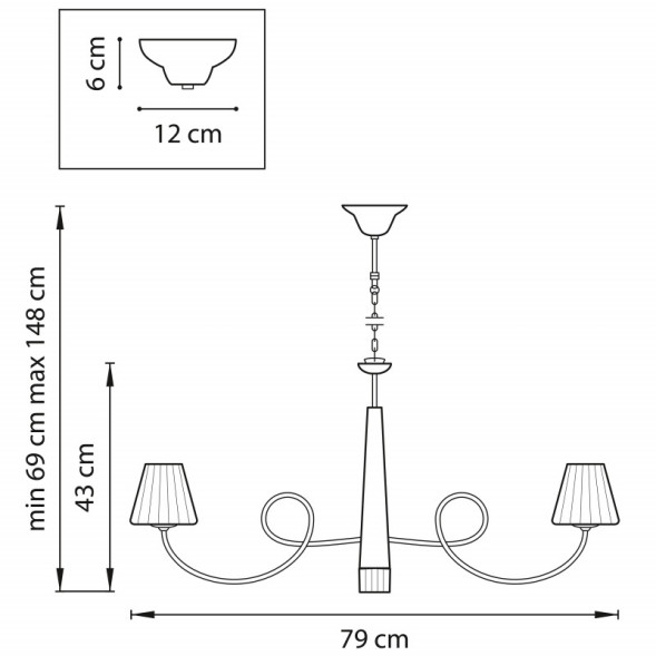 Подвесная люстра Lightstar Vortico 814277