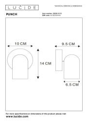 Спот LUCIDE PUNCH 13958/01/31