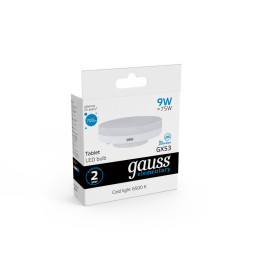 Светодиодная лампа Gauss 83839 9W 220V 700lm GX53 белый (холодный)