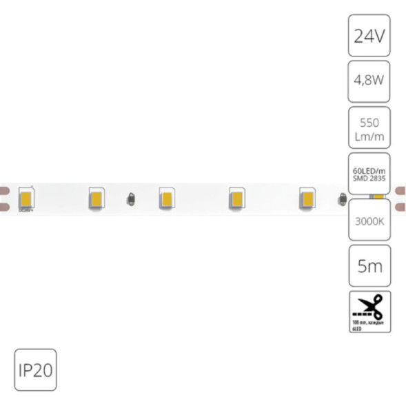 Светодиодная лента A2406008-01-3K ARTE Lamp TAPE