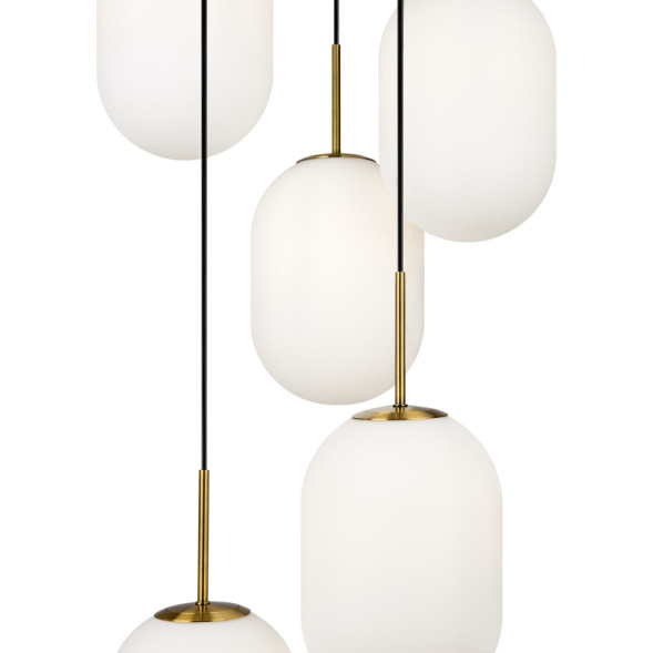 Каскадная люстра Freya Sharlot FR1012PL-05BS