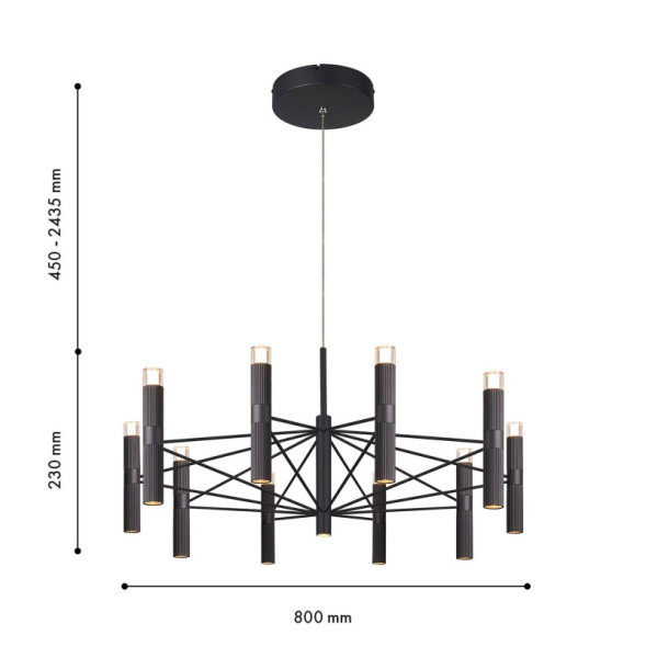 Подвесная люстра 4758-10P Favourite Blick